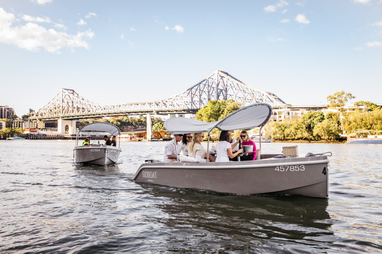 Explore beautiful Brisbane board GoBoat!