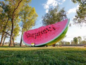 Winner of the "Next Big Thing" Chinchilla boasts a Watermelon sculpture near the VIC. Be sure to t