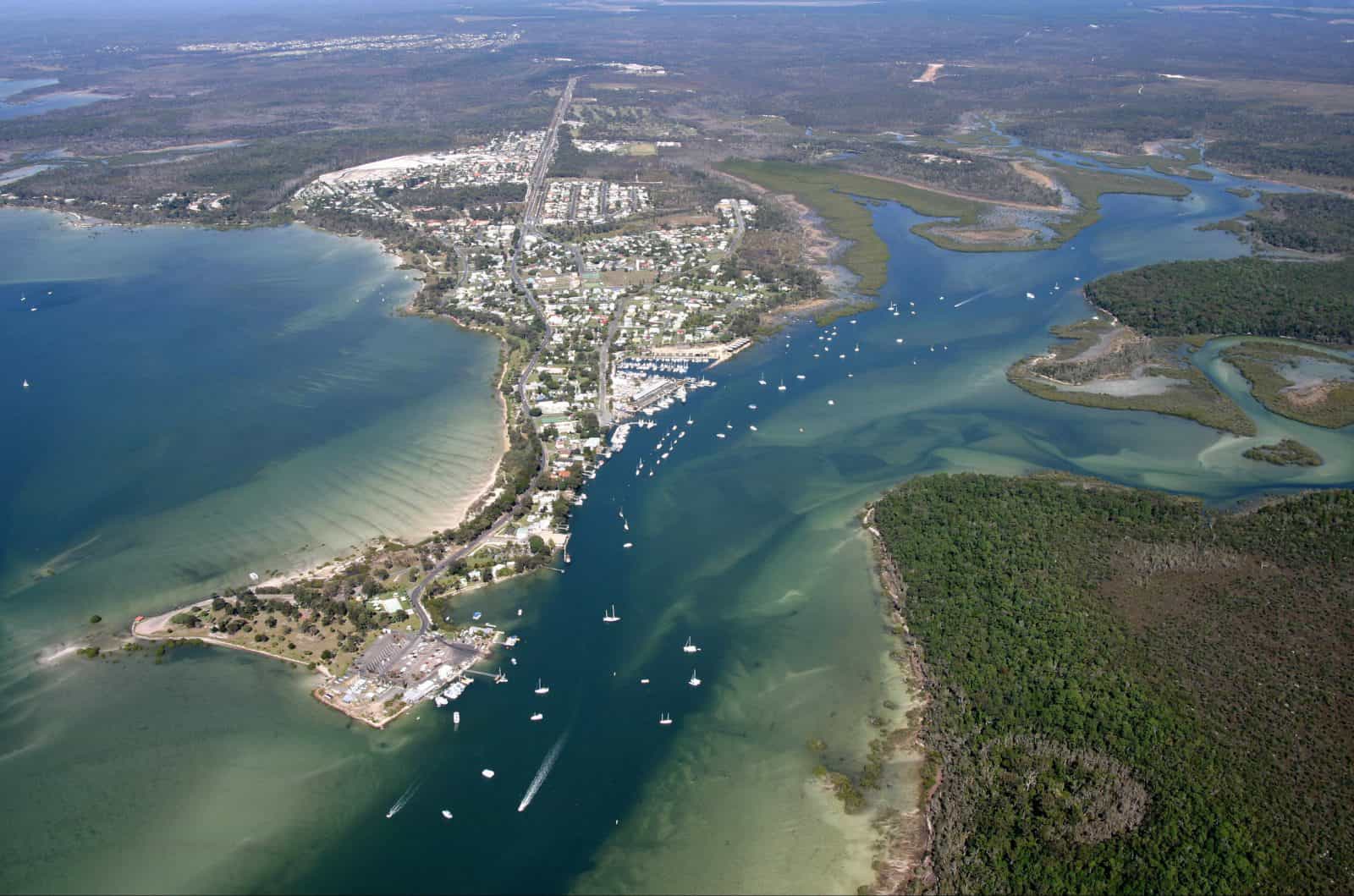 Tin Can Bay aerial