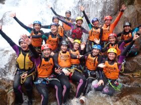 Repelling, waterfall, fun, adventure, Challenge, Excitement, Canyoning, Holiday,