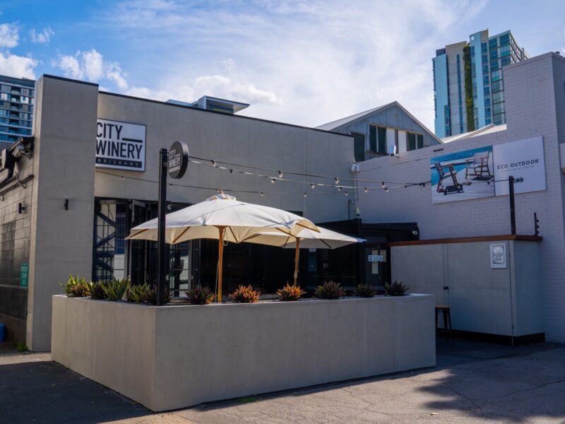 The exterior of City Winery Fortitude Valley