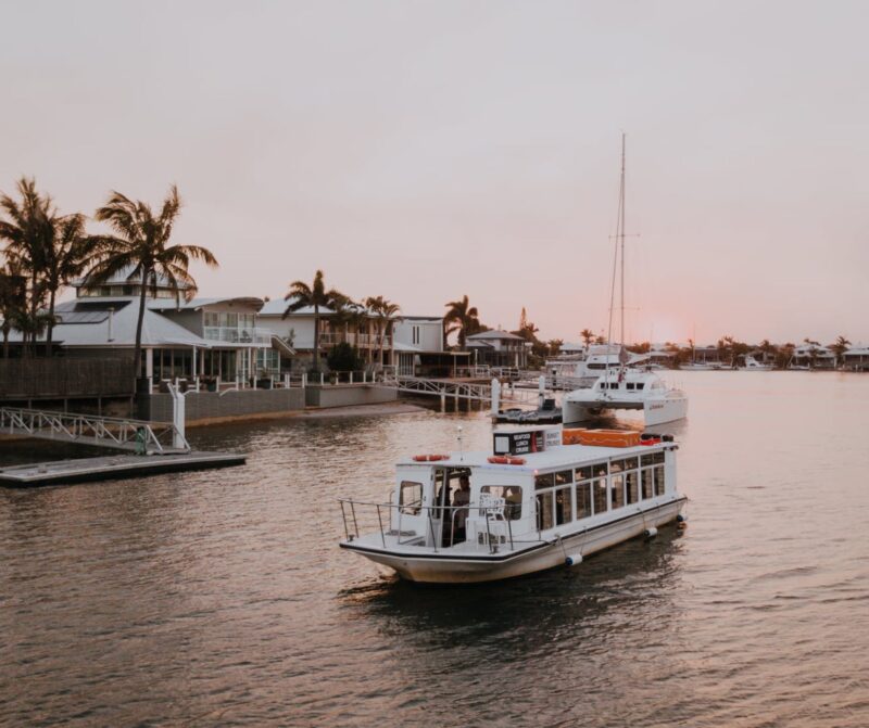 Trawler to Table tour takes a canal Cruise to explore the waterways of the Mooloolah River