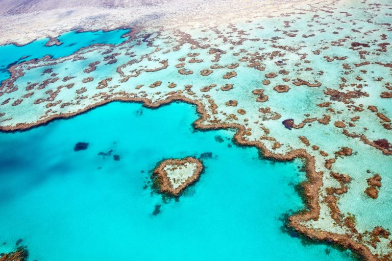 See the Great barrier Reef from the air!