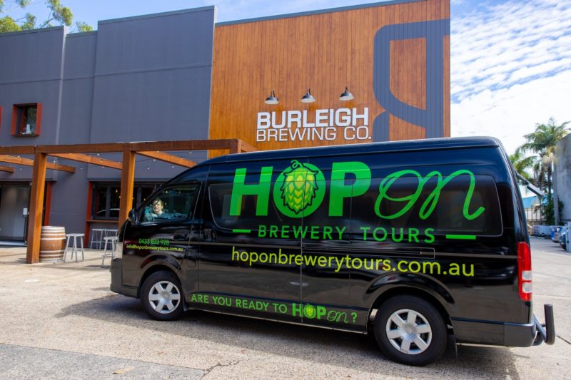 Hop On Brewery Tours van
