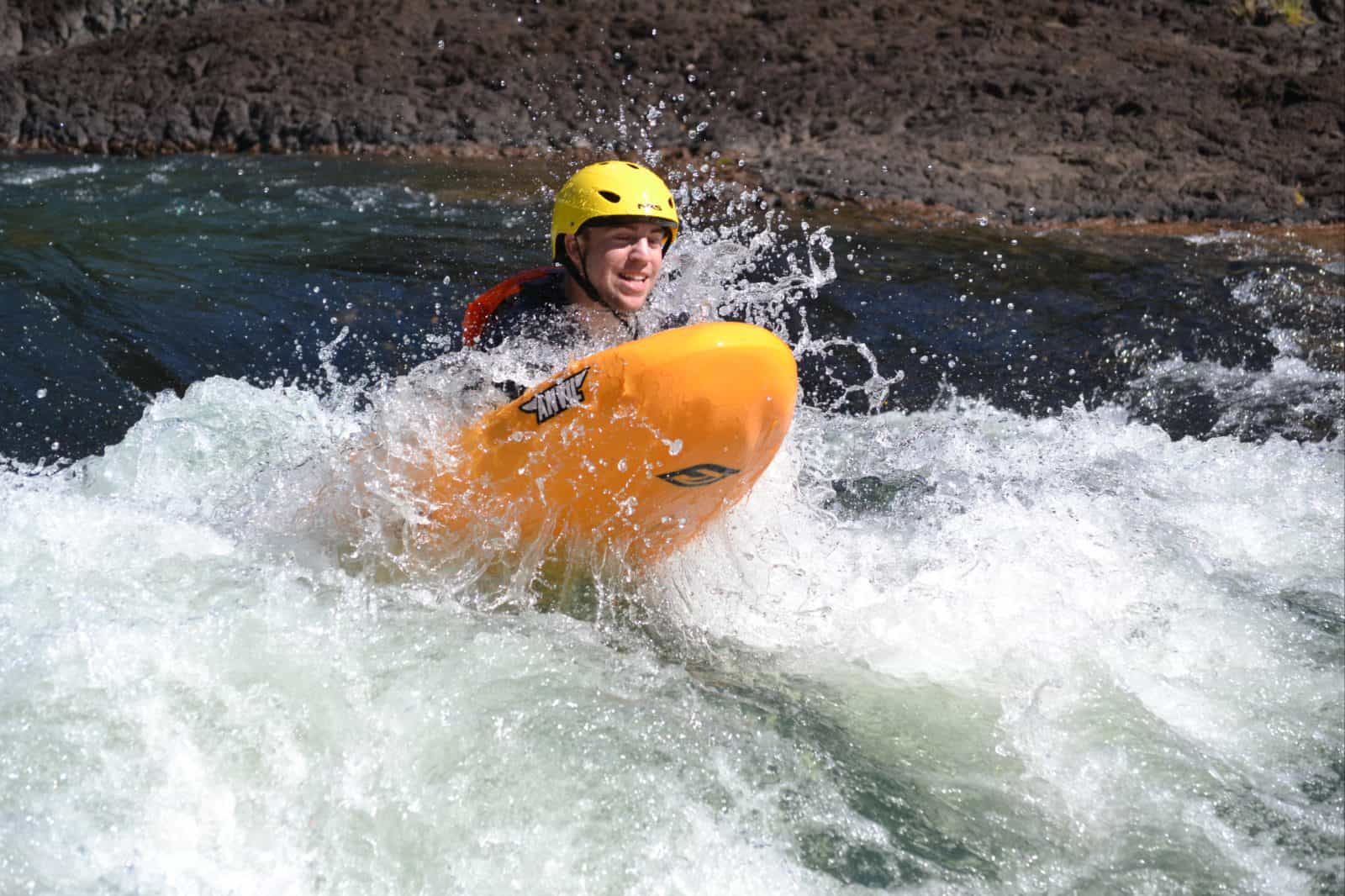 Extreme white water River boarding Tully River