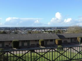 View of City of Mount Gambier from the Lakes Resort