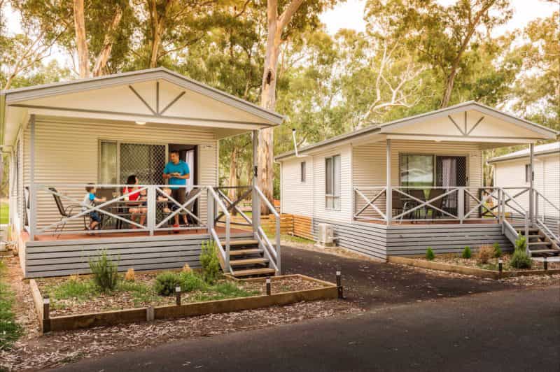 Cabin accommodation at Clare Valley holiday park