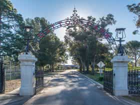 Front entrance to Park
