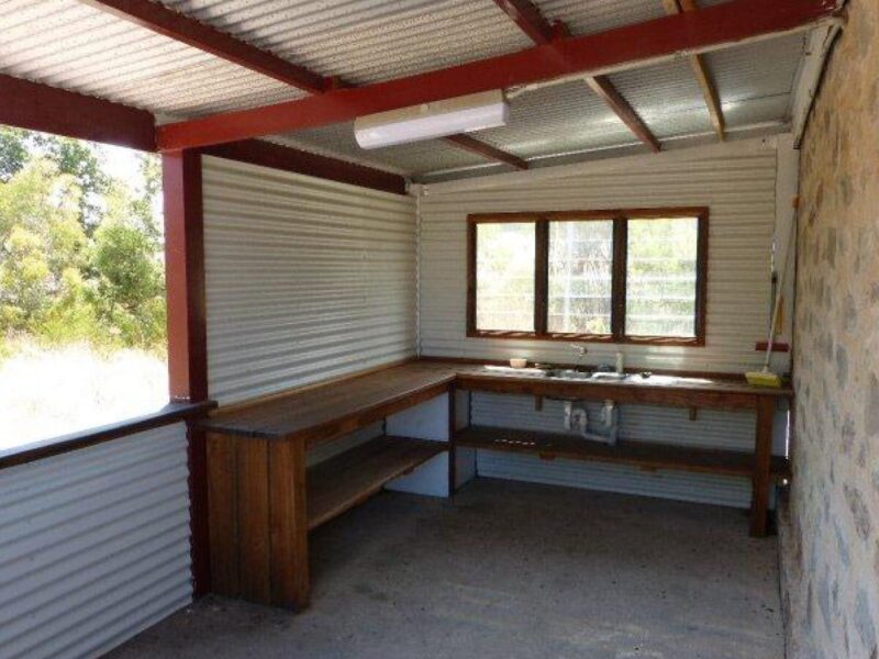The Old School House camp kitchen