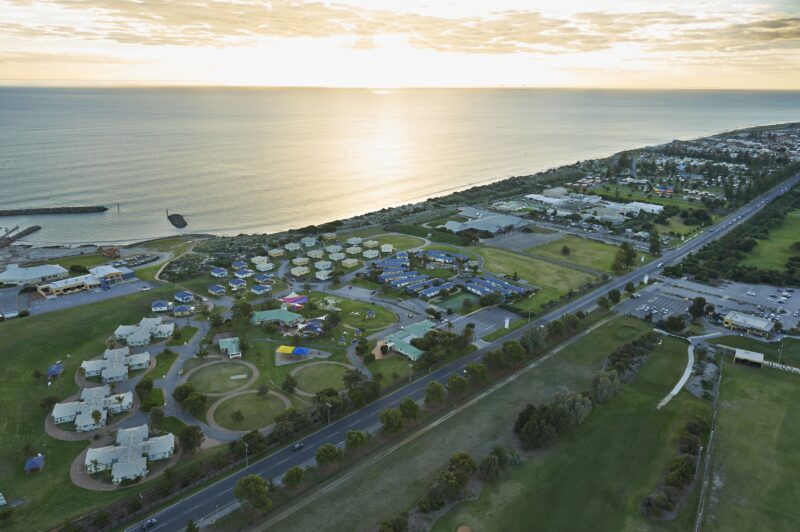 Adelaide Shores Resort Aerial