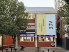 View of ACE from North side of Lion Arts Centre.