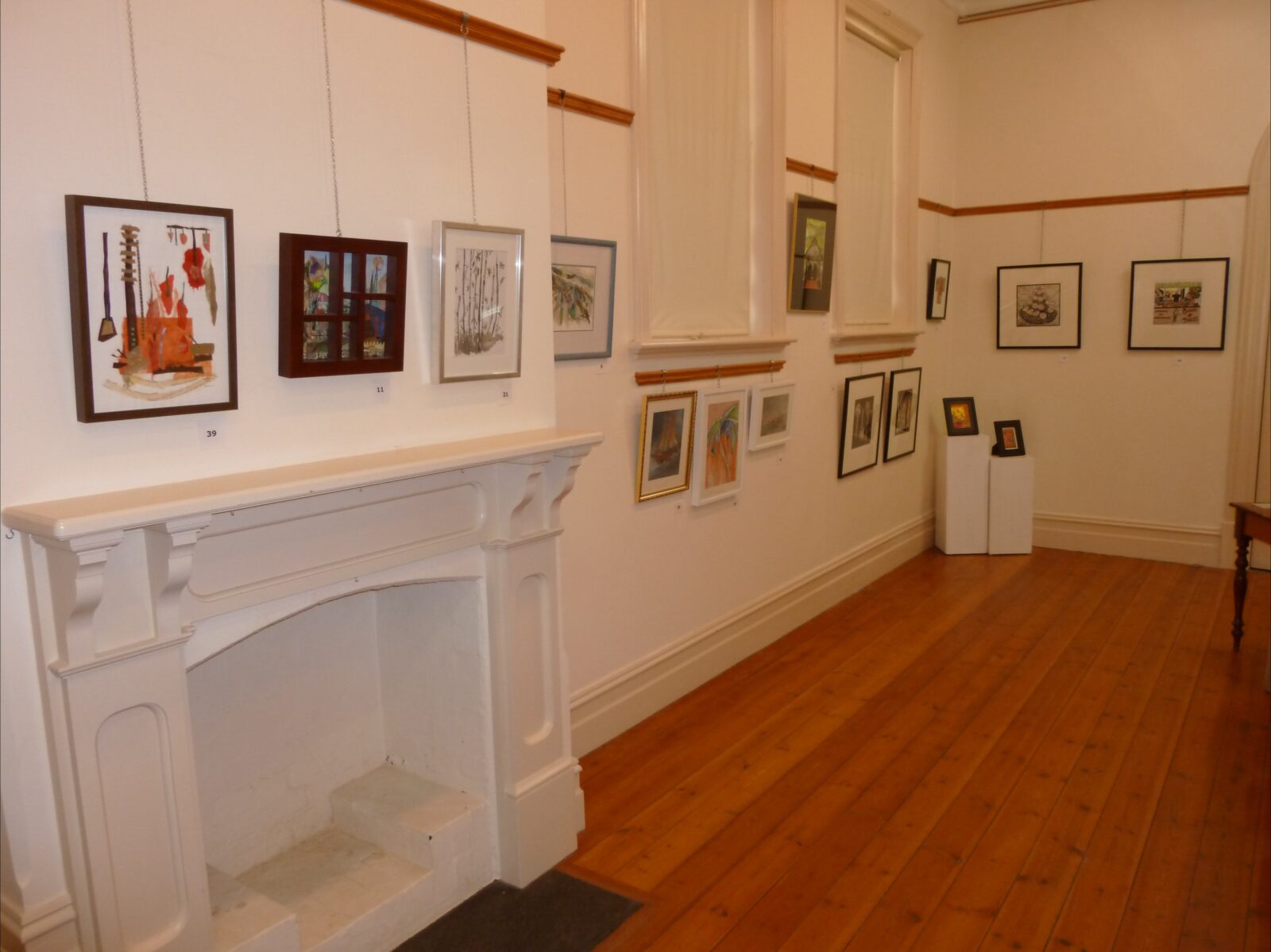 The main exhibtion space during From City to Country exhibition