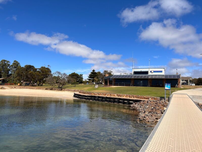 Water views at the Coffin Bay Yacht Club