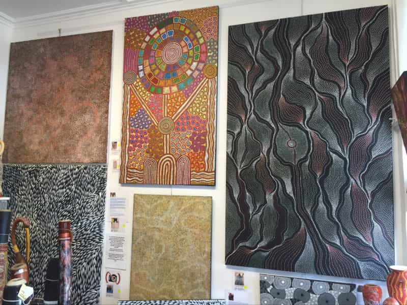Aboriginal art in the gallery space