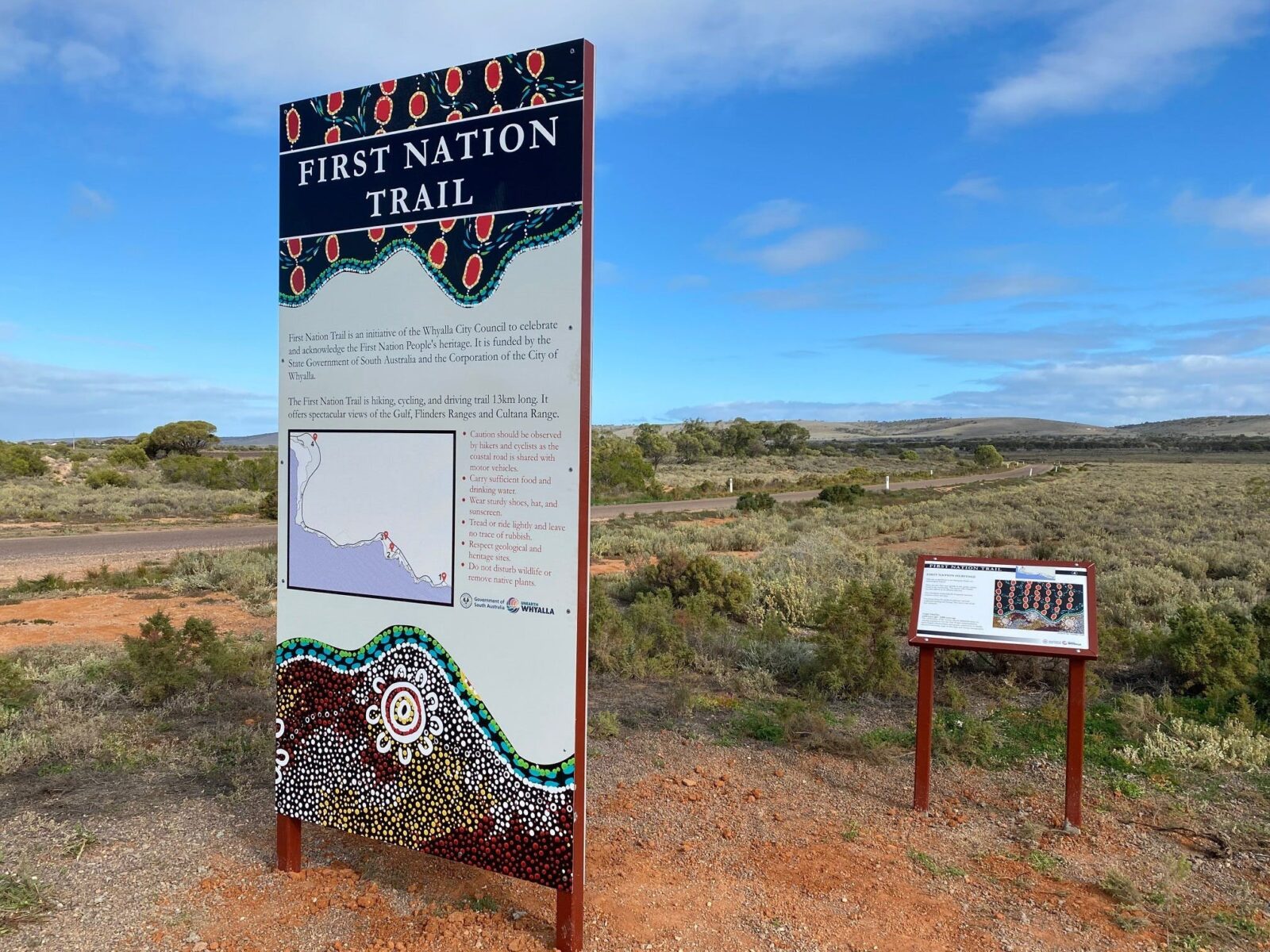 First Nation Trail signage
