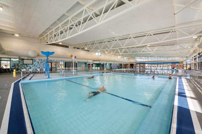 Indoor program pool and splash park