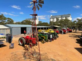 photo of the tractors