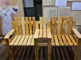 Hand made Jack 'n' Jill seat by our Men's Shed