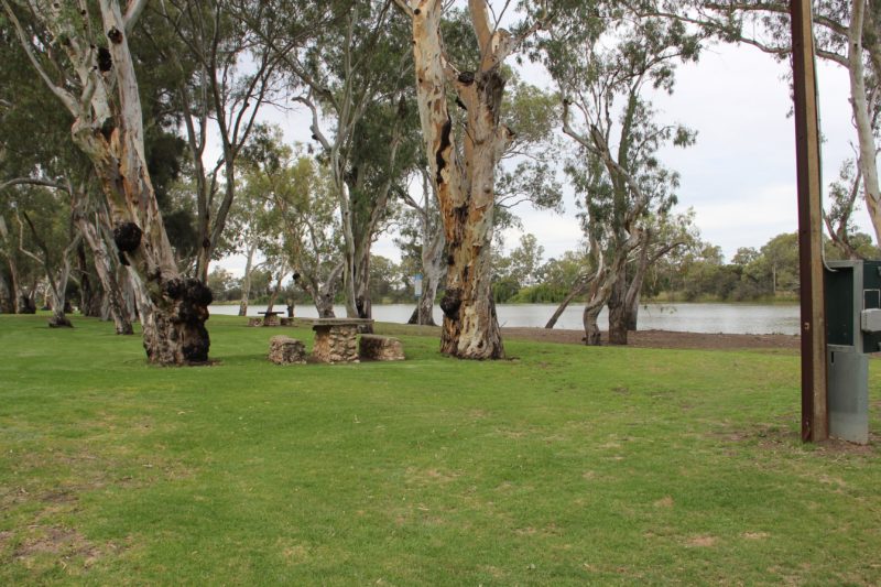 Beautiful spot on the edge of the River Murray