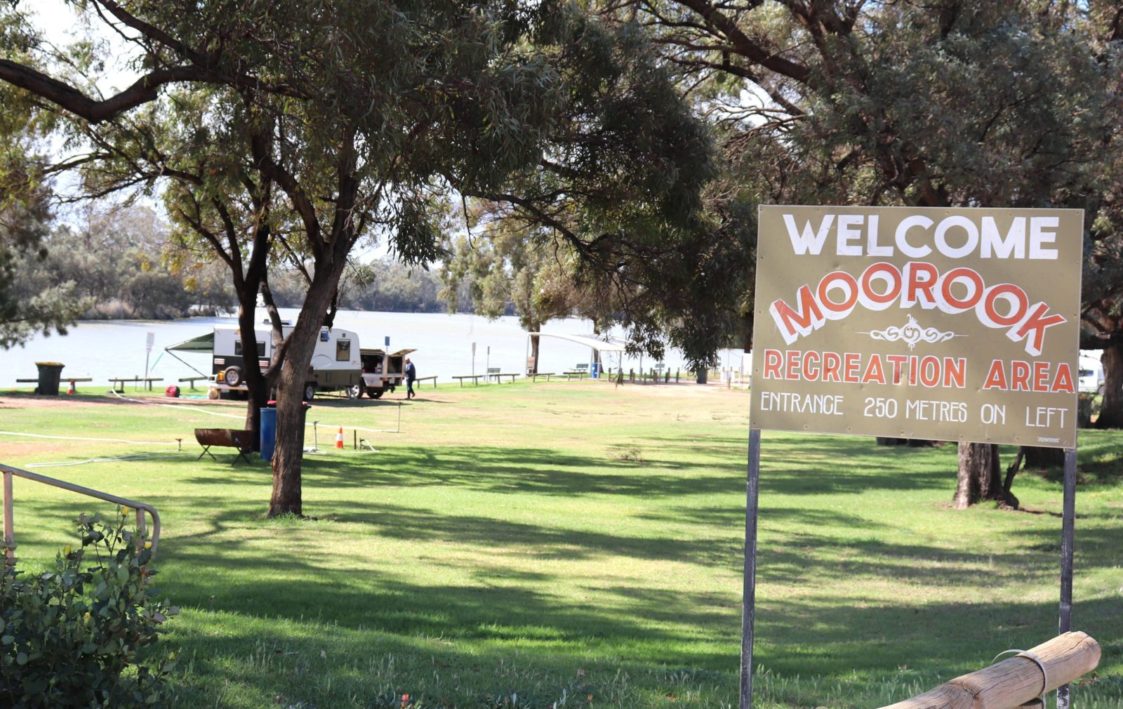 The reserve is in the heart of Moorook, right on the banks of the River Murray.