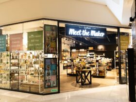 One of our OmMade Meet the Maker locations at Westfield Tea Tree Plaza showing the store front