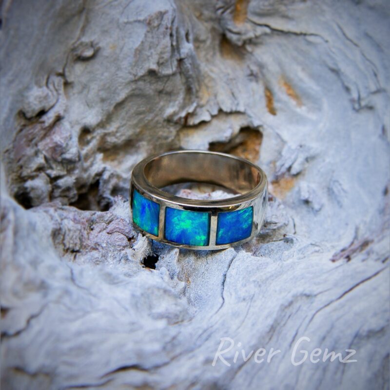 River Gemz has a wide range of products in the store including this inlay ring.
