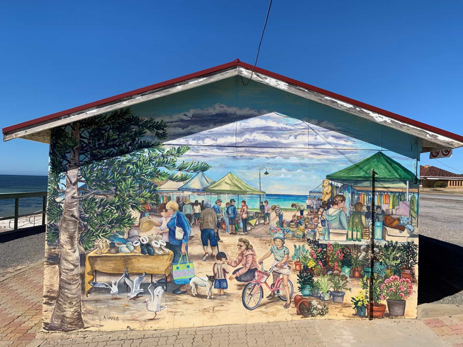 Stansbury Foreshore Mural - Seaside Markets