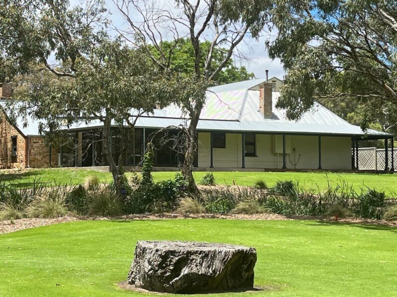 Waverley Park Homestead, from the back