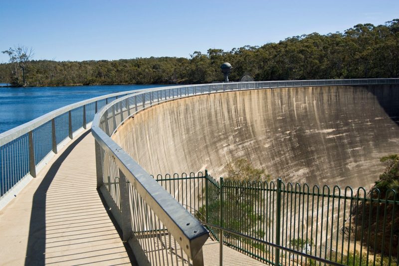 Take in the stunning views at the dam wall lookout