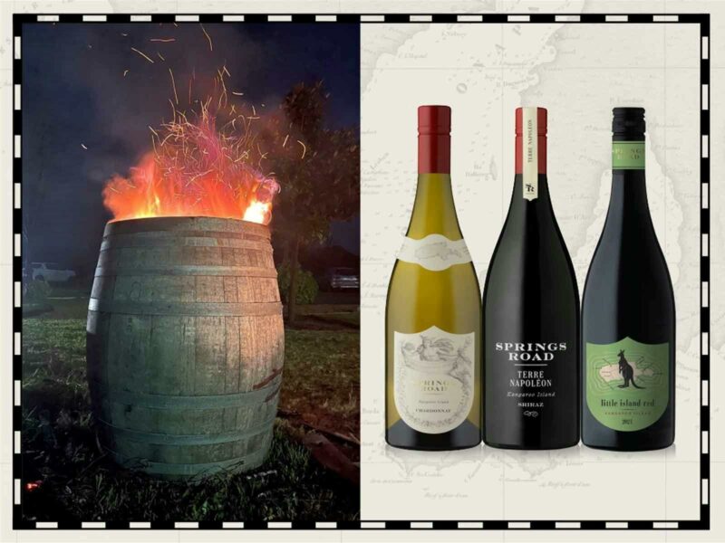 Gutsy barrel burning and Springs Road wines