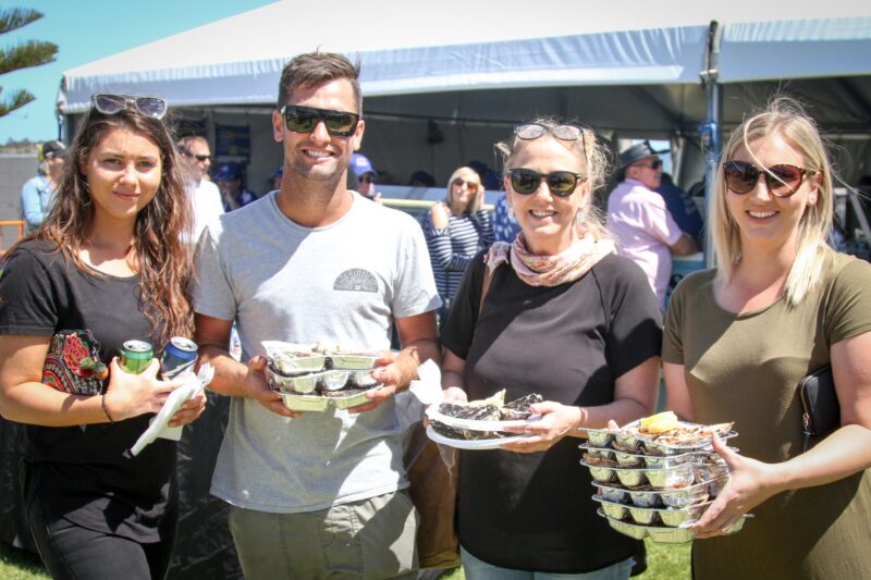 Enjoy the Oysters in the food court at the Ceduna Oystfest