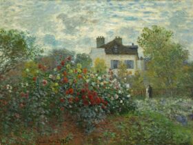 Painting of a garden