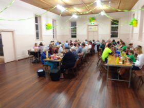 Photo of Bingo Patrons in the Hall.