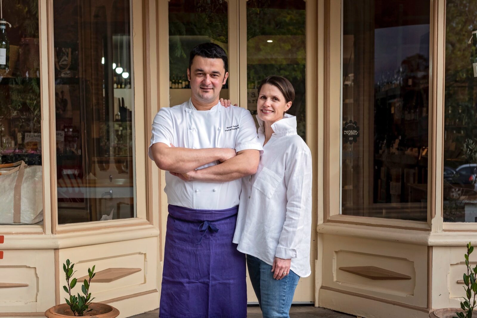 Italian Chef Matteo Carboni & his Australian wife Fiona (Sutherland) Carboni