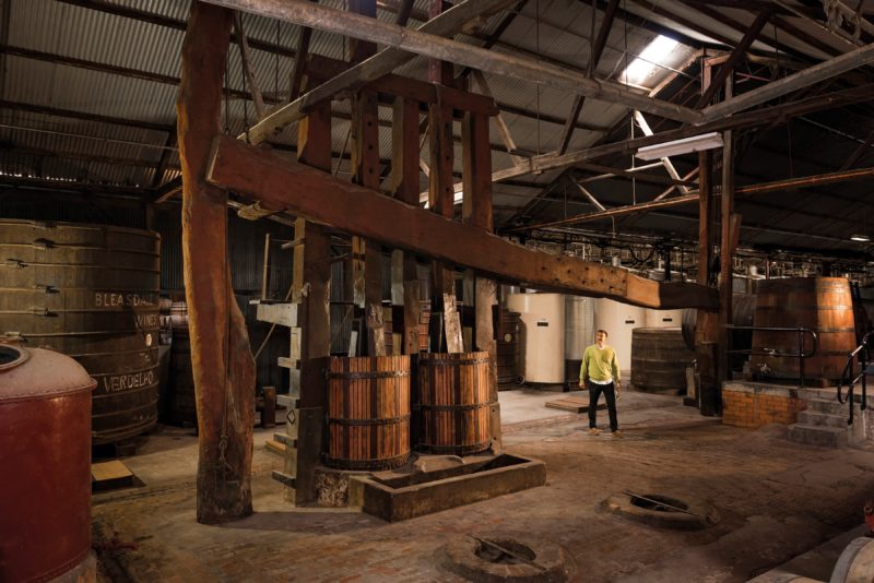 Our historic Old Press is a wonder to behold. Built in 1892, with a lever arm weighing 3.5 tonnes.