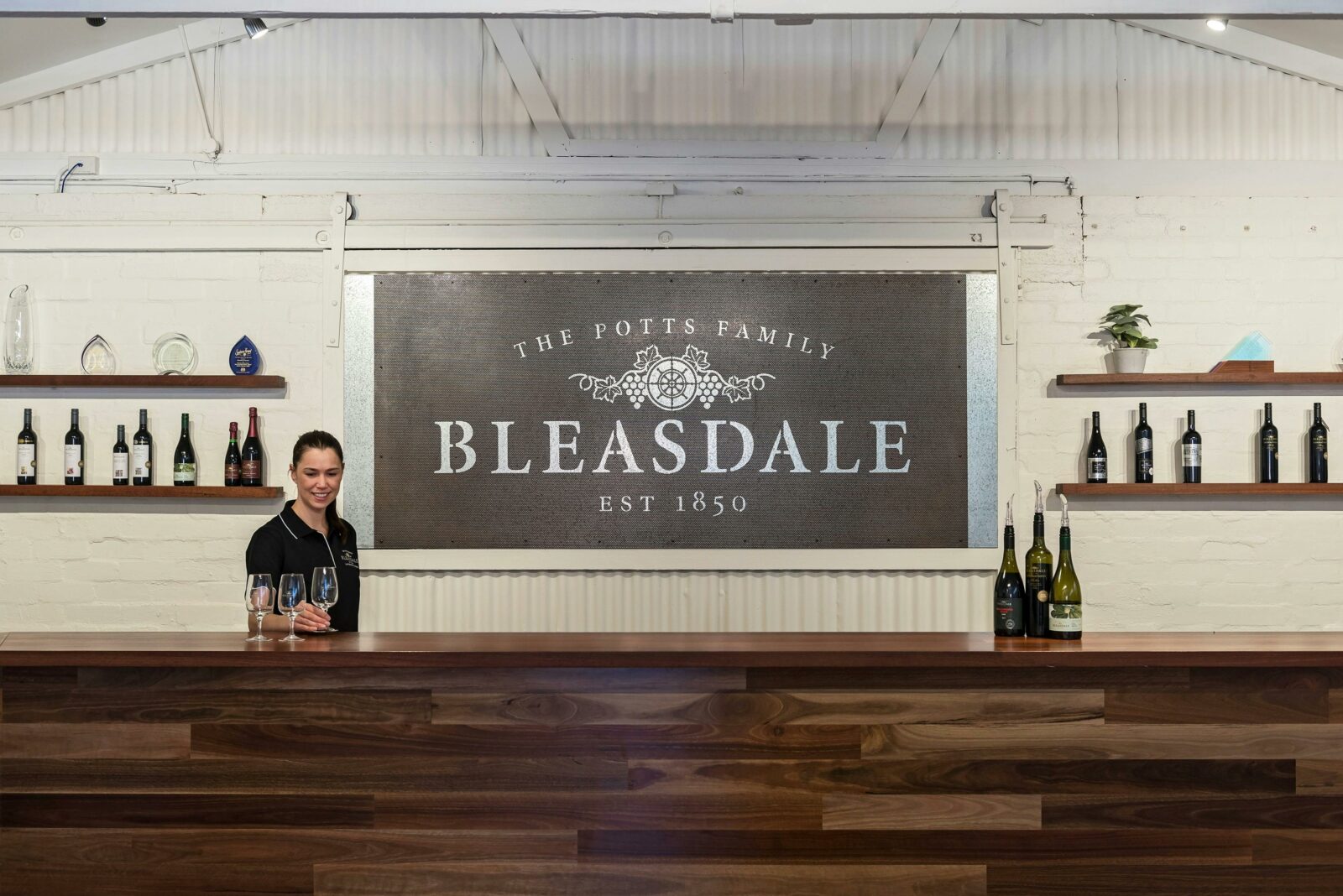 Bleasdale Cellar Door Tasting Area