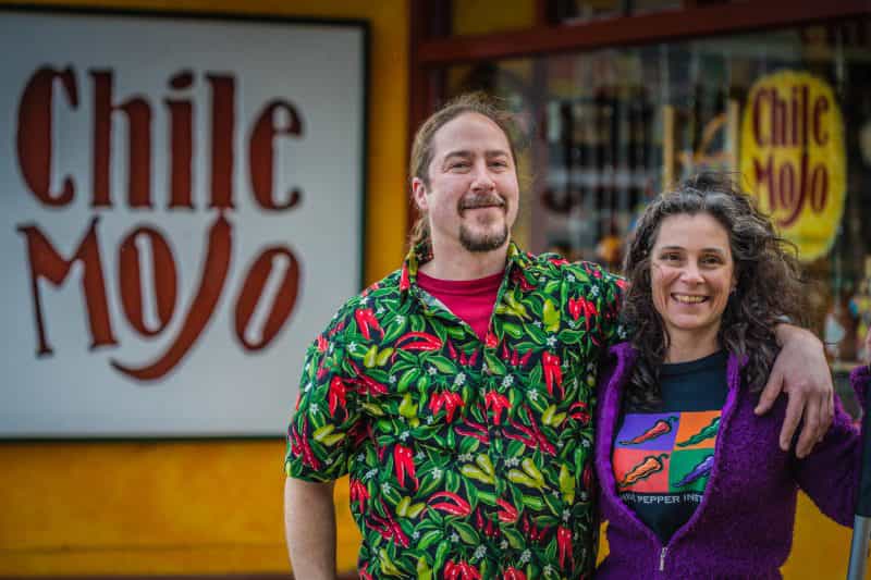 Chile Mojo's founders, Morgen and Joel