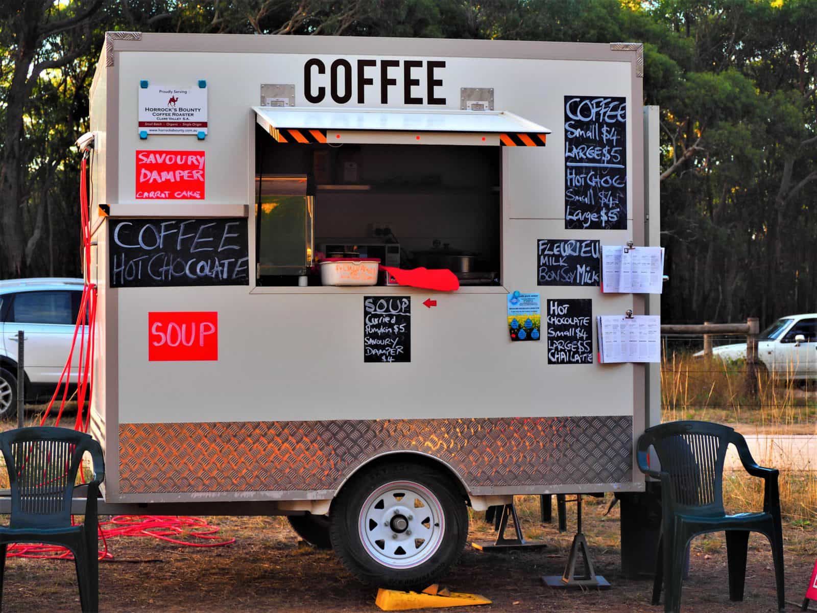Mobile Coffee, beverage and food providers