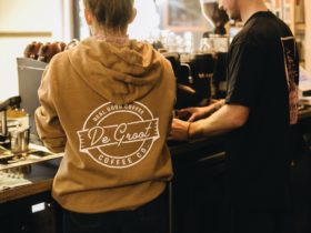 Our baristas brewing real good coffee