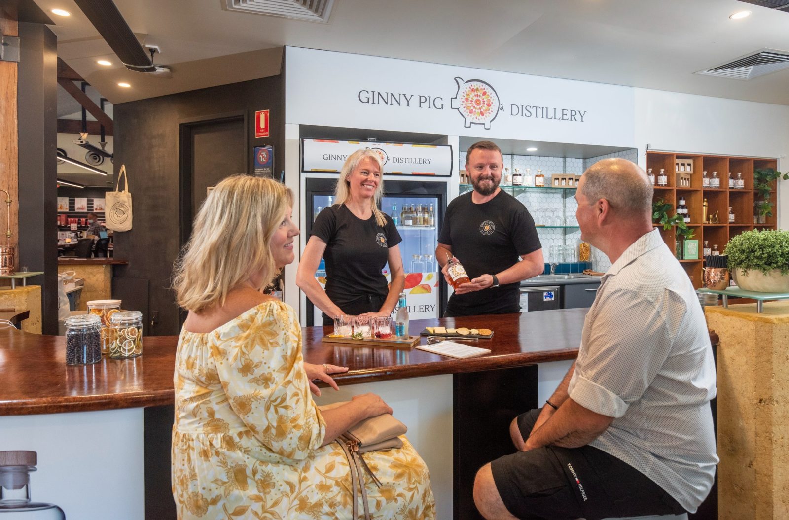 Ginny Pig Distillery tasting room