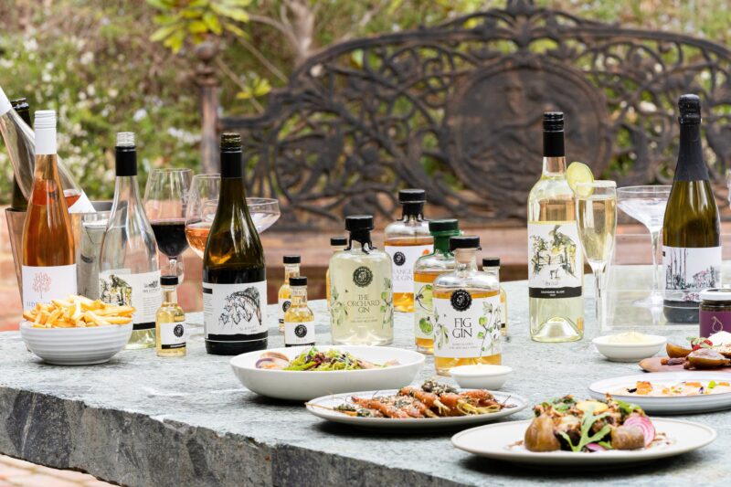 Fig Gins, Estate Wines and food at Glen Ewin Estate
