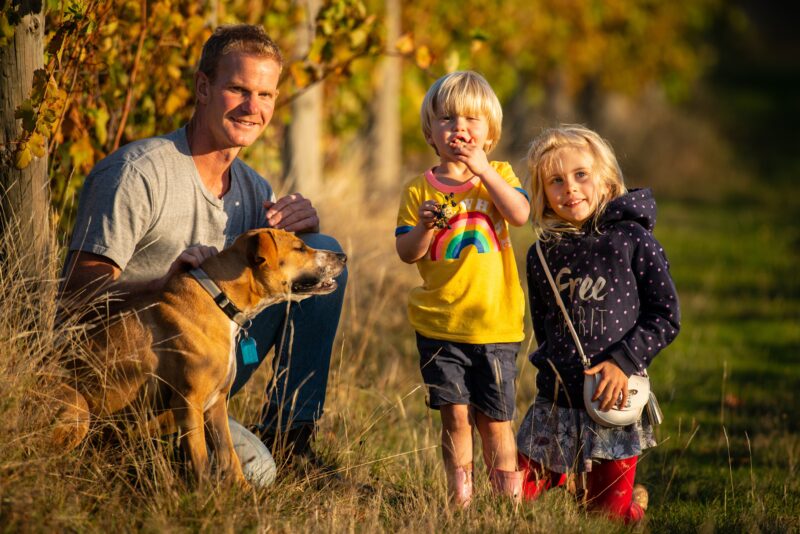 Michael Sexton and his family