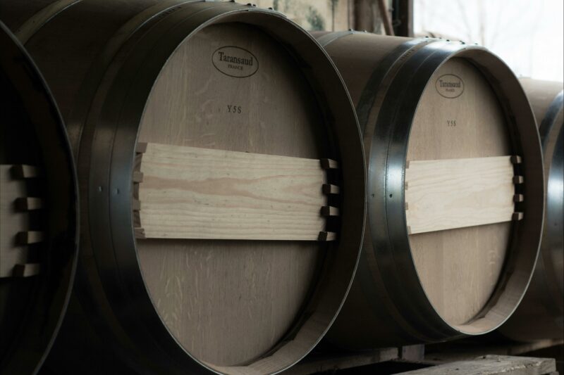 Wine shed barrels - The Pilot