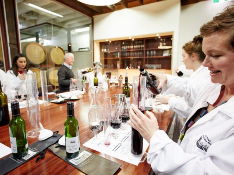 Make your own blend at Wynns Coonawarra