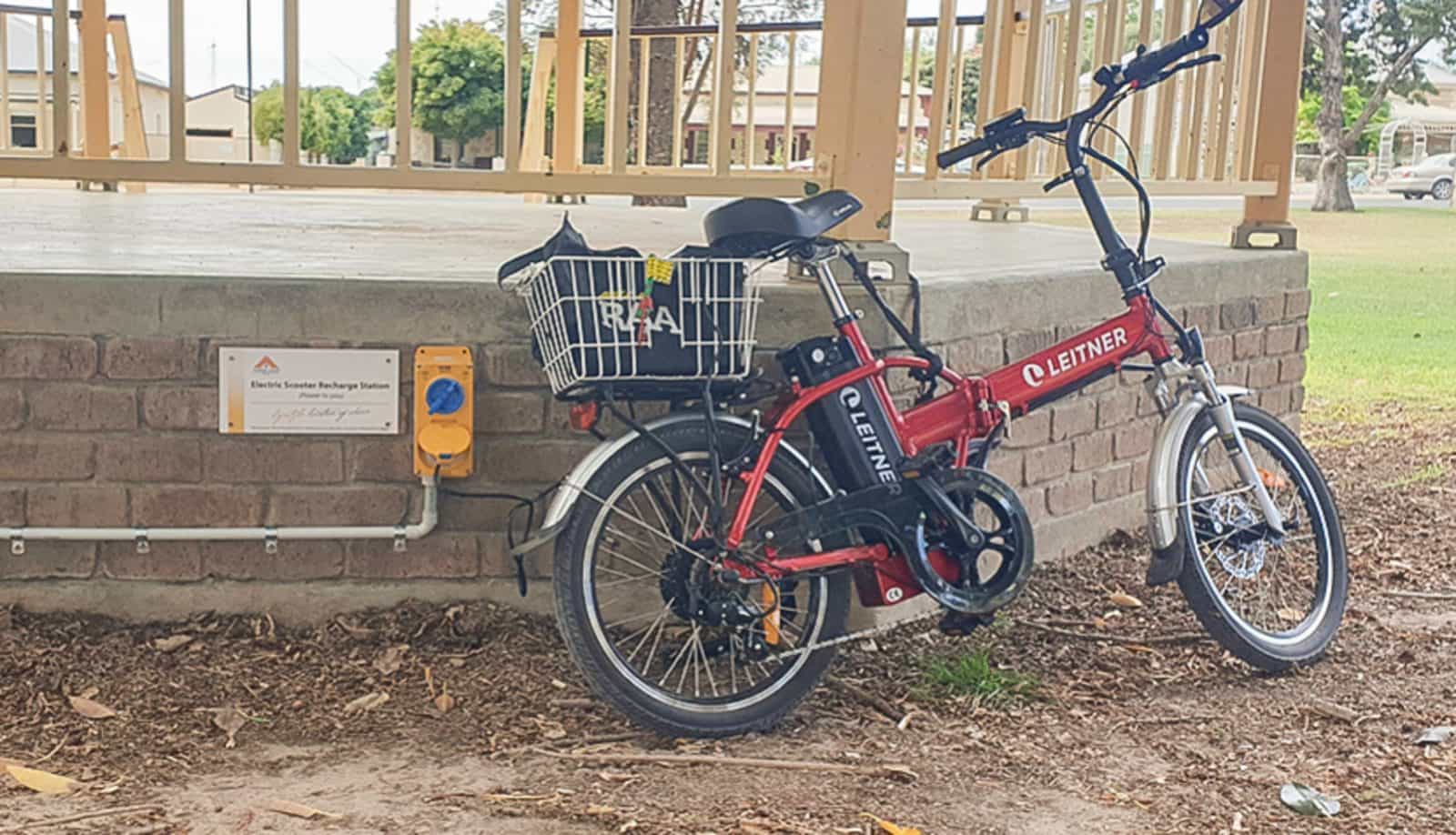 Electric Mobility Scooter (Gopher) Charging Station, Moonta