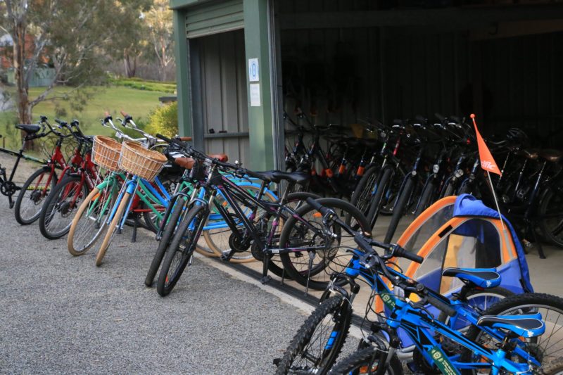 Selection of bikes at our shed