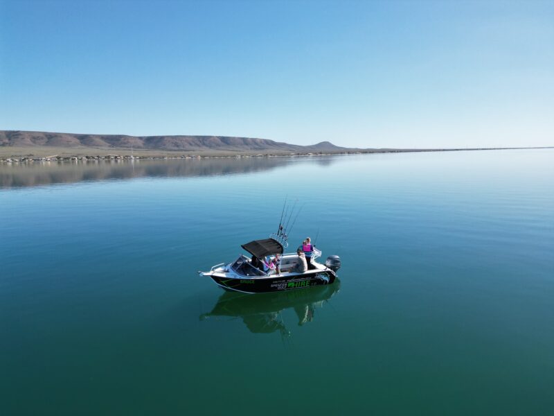Fishing in the Spencer gulf with not even a ripple on the water