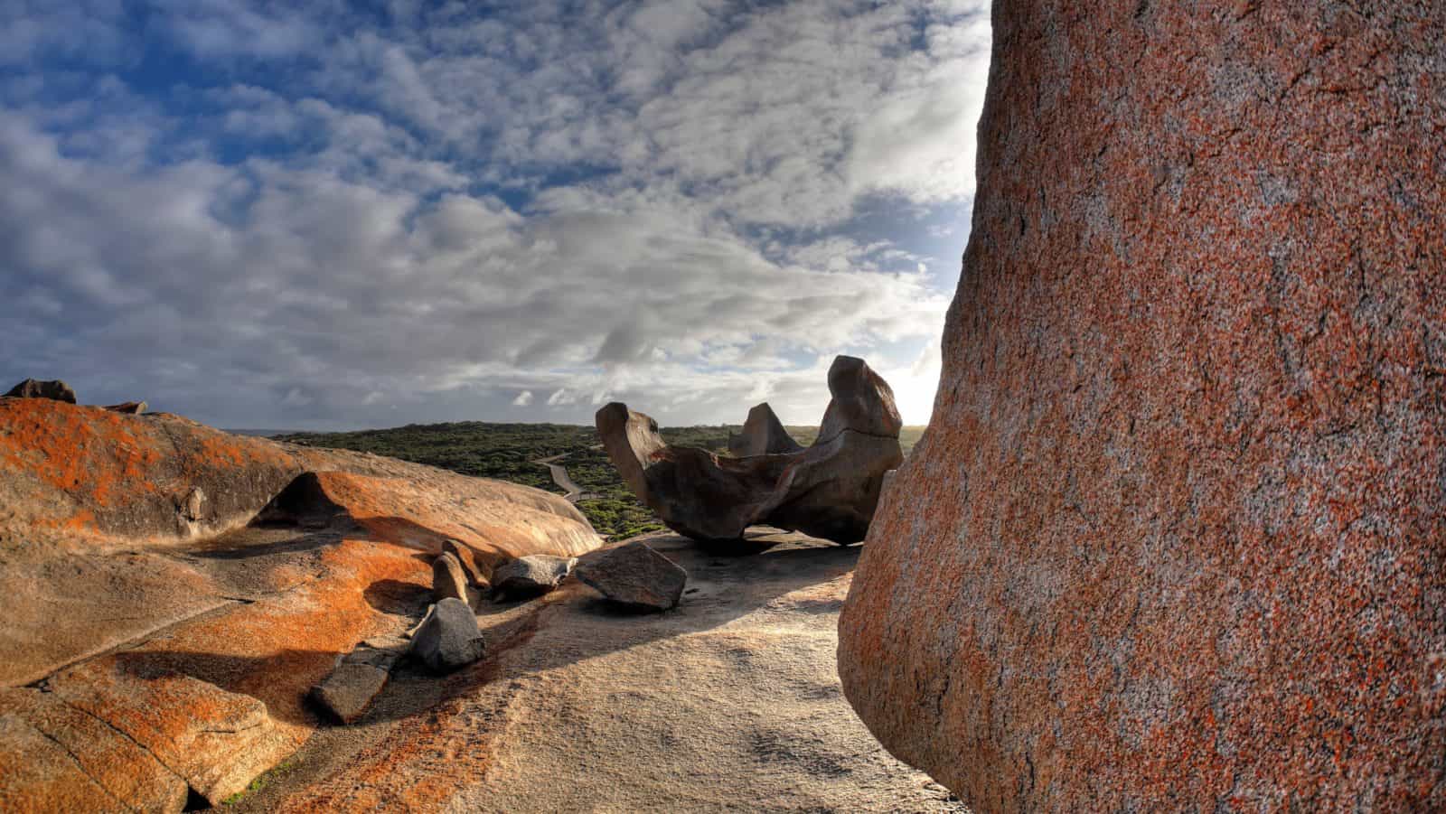 Remarkable Rocks at Sunset, clouds, seasonal kangaroo island