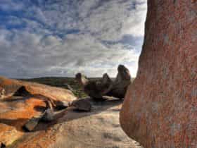 Remarkable Rocks at Sunset, clouds, seasonal kangaroo island