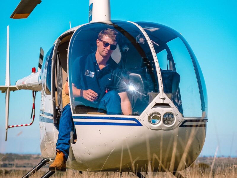 Zac Taylor, owner and operator of South Australian Helicopters.